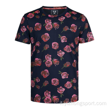 T-shirt antiumidità traspirante rosa